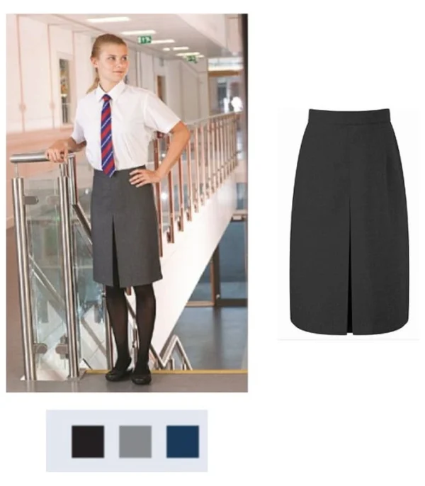 Banner 913590 Thornton Senior A-Line Skirt with Inverted Pleat